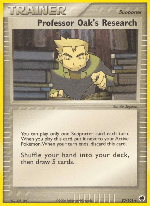 Professor Oak's Research (80/101) [EX: Dragon Frontiers] - for just $0.40! 