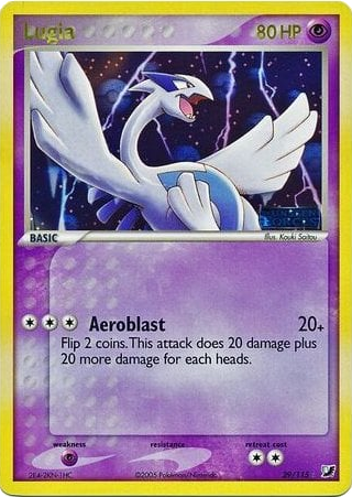 Lugia (29/115) (Stamped) [EX: Unseen Forces] - Just $27.65! Shop now at Retro Gaming of Denver