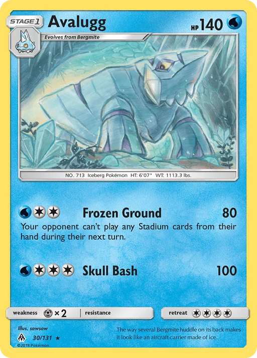 Avalugg (30/131) [Sun & Moon: Forbidden Light] - for just $0.30! 