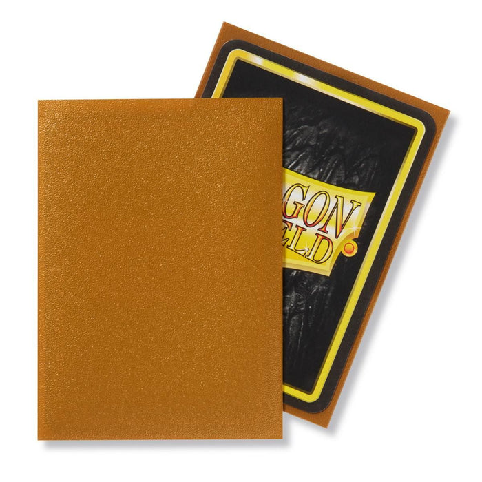 Dragon Shield: Standard 100ct Sleeves - Gold (Matte) - Just $8.95! Shop now at Retro Gaming of Denver