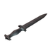 Long Spear Pointed Dagger Poly Training Knife Prop with 8.5 Inch Blade and Grooved Wood Grained Textured Handle - for just $28! 
