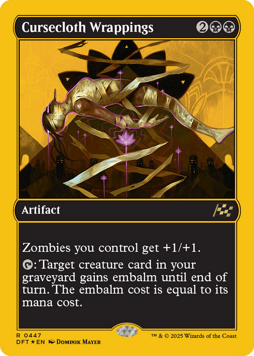 Cursecloth Wrappings (DFT-447) - Aetherdrift Foil - for just $0.50! 