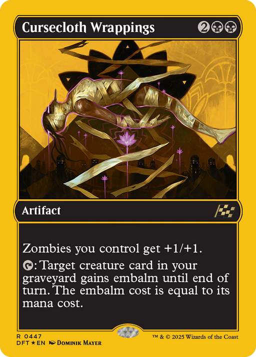 Cursecloth Wrappings (DFT-447) - Aetherdrift Foil - for just $0.64! 