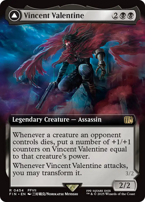 Vincent Valentine (Extended Art) (FIN-454) - FINAL FANTASY: (Extended Art) Foil - for just $5.91! 
