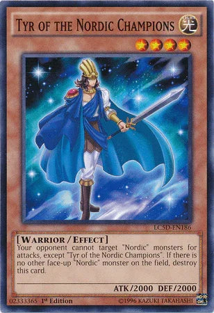 Tyr of the Nordic Champions [LC5D-EN186] Common - for just $0.10! 