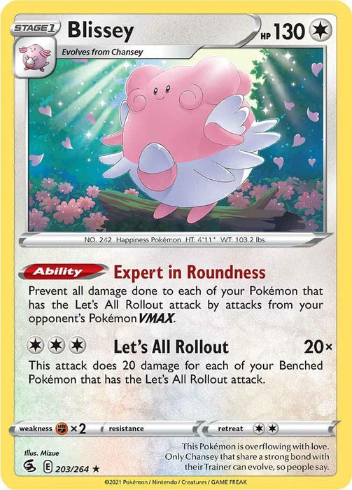 Blissey (203/264) [Sword & Shield: Fusion Strike] - for just $0.15! 