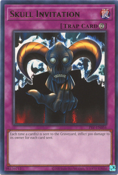 Skull Invitation (25th Anniversary) [PSV-EN056] Rare - for just $0.10! 
