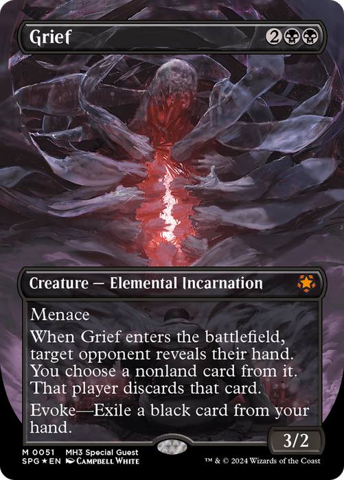 Grief (Borderless) (Textured Foil) [Modern Horizons 3 Special Guests] - Just $3.50! Shop now at Retro Gaming of Denver