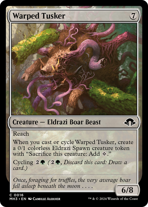 Warped Tusker (MH3-016) - Modern Horizons 3 - for just $0.04! 
