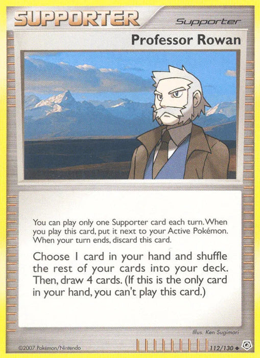 Professor Rowan (112/130) [Diamond & Pearl: Base Set] - for just $0.15! 