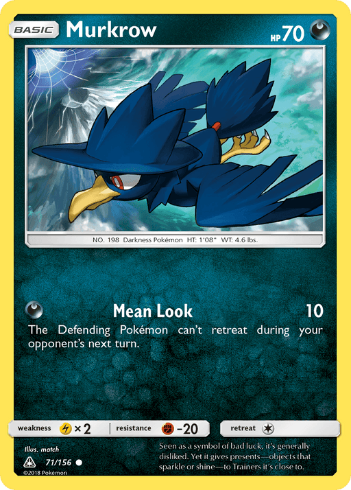 Murkrow (71/156) [Sun & Moon: Ultra Prism] - for just $0.10! 