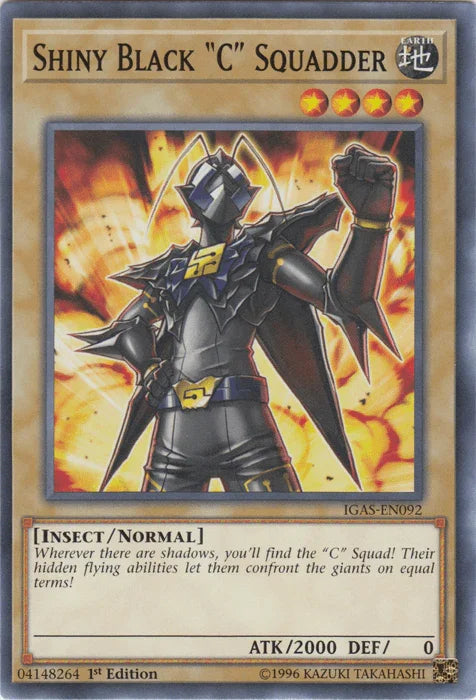 Shiny Black "C" Squadder [IGAS-EN092] Common - for just $0.10! 