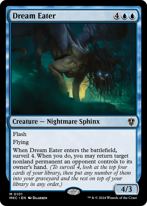 Dream Eater (MKC-101) - Murders at Karlov Manor Commander - for just $0.10! 