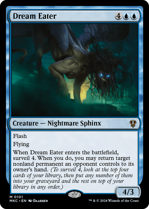 Dream Eater (MKC-101) - Murders at Karlov Manor Commander - for just $0.10! 