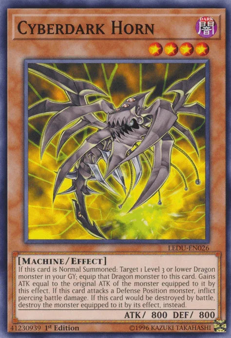 Cyberdark Horn [LEDU-EN026] Common - for just $0.15! 