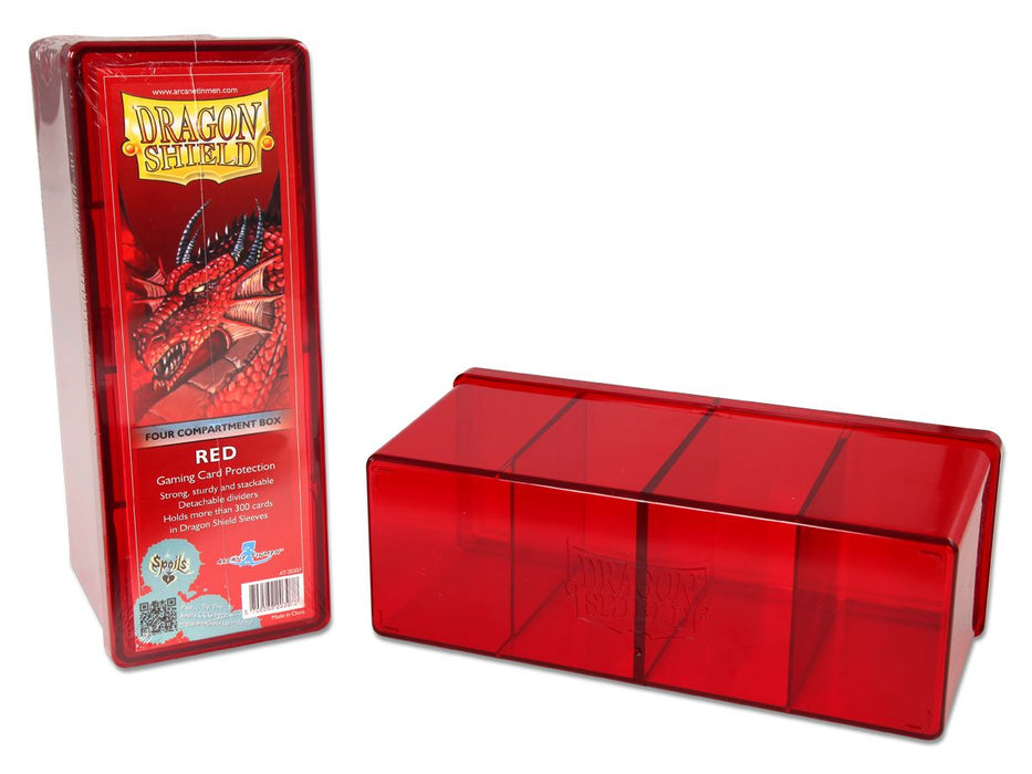 Dragon Shield: Four-Compartment Deck Box - Red - Just $0! Shop now at Retro Gaming of Denver