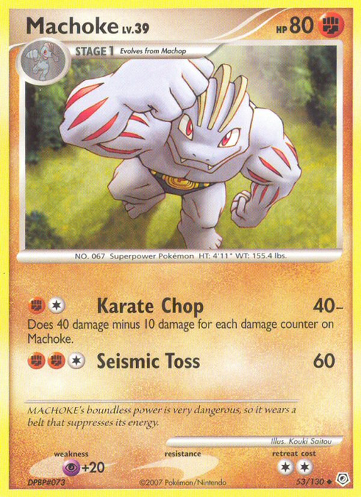 Machoke (53/130) [Diamond & Pearl: Base Set] - Just $0.15! Shop now at Retro Gaming of Denver