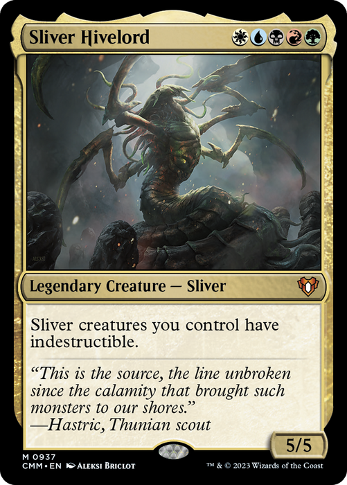 Sliver Hivelord (CMM-937) - Commander Masters - for just $5.01! 