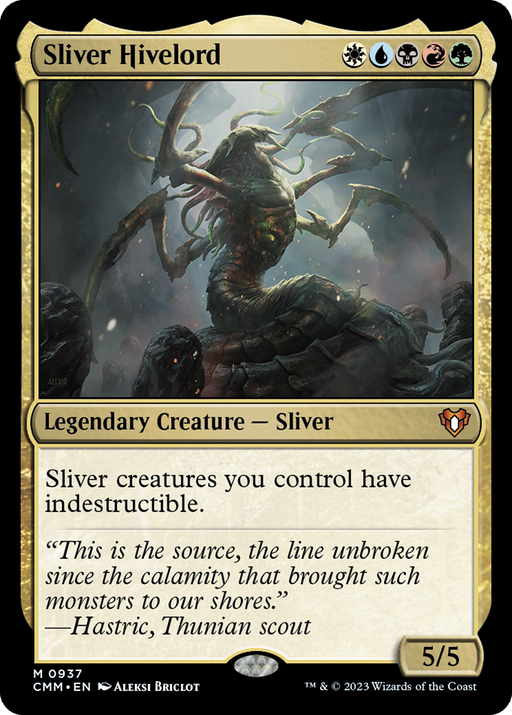 Sliver Hivelord (CMM-937) - Commander Masters - for just $4.71! 