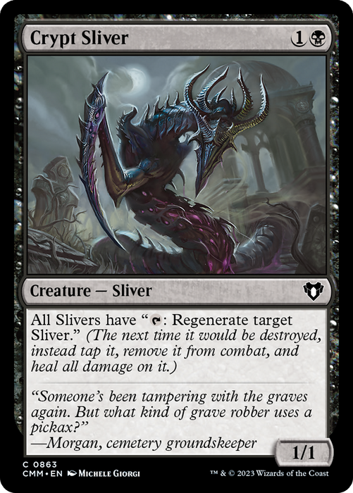 Crypt Sliver (CMM-863) - Commander Masters - for just $0.80! 