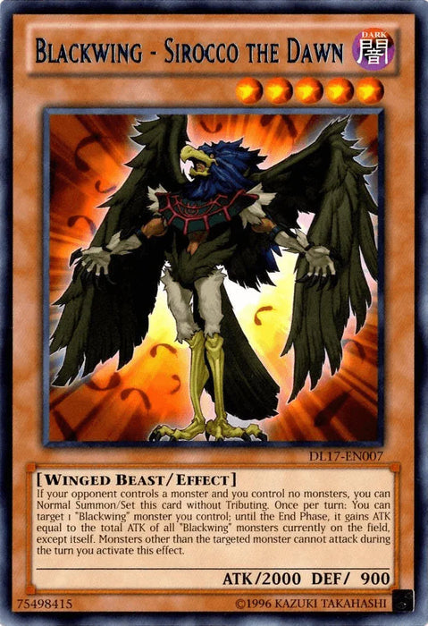 Blackwing - Sirocco the Dawn (Blue) [DL17-EN007] Rare - for just $9.10! 