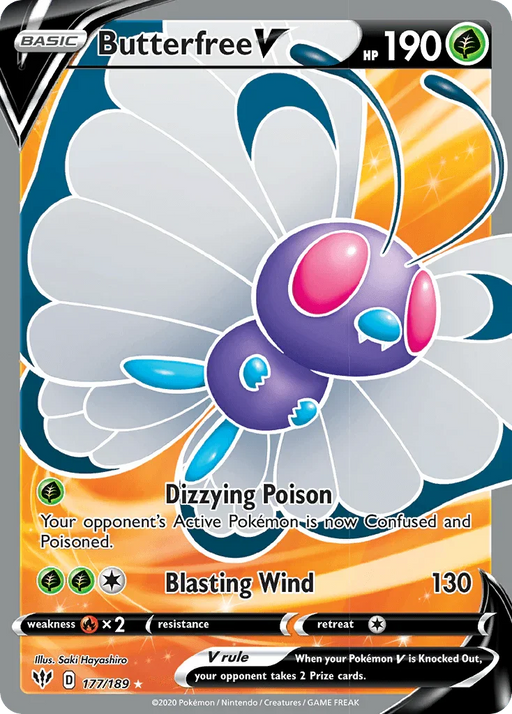 Butterfree V (177/189) [Sword & Shield: Darkness Ablaze] - for just $1.95! 