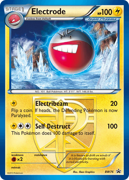 Electrode (BW76) [Black & White: Black Star Promos] - for just $6.70! 