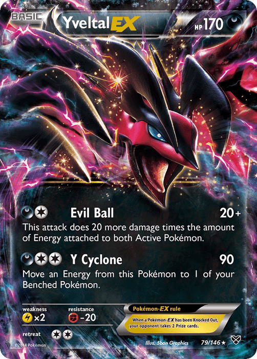 Yveltal EX (79/146) [XY: Base Set] - for just $5.70! 