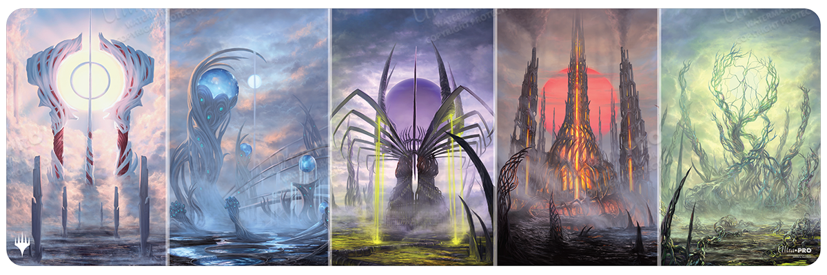 Ultra PRO: Playmat - Phyrexia All Will Be One (8ft Table) (Basic Land Tableaux) - Just $0! Shop now at Retro Gaming of Denver