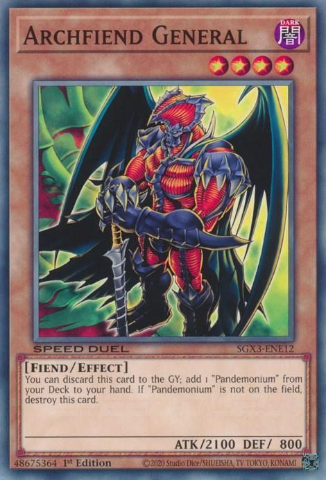 Archfiend General [SGX3-ENE12] Common - for just $0.10! 