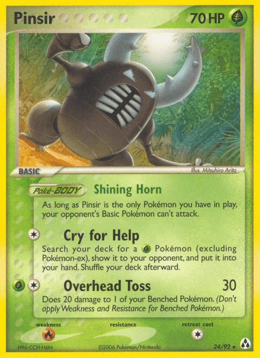 Pinsir (24/92) [EX: Legend Maker] - for just $0.35! 