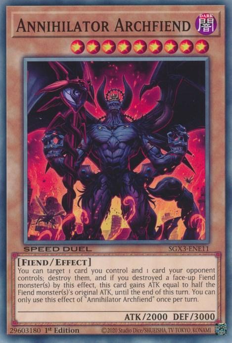 Annihilator Archfiend [SGX3-ENE11] Common - for just $0.10! 