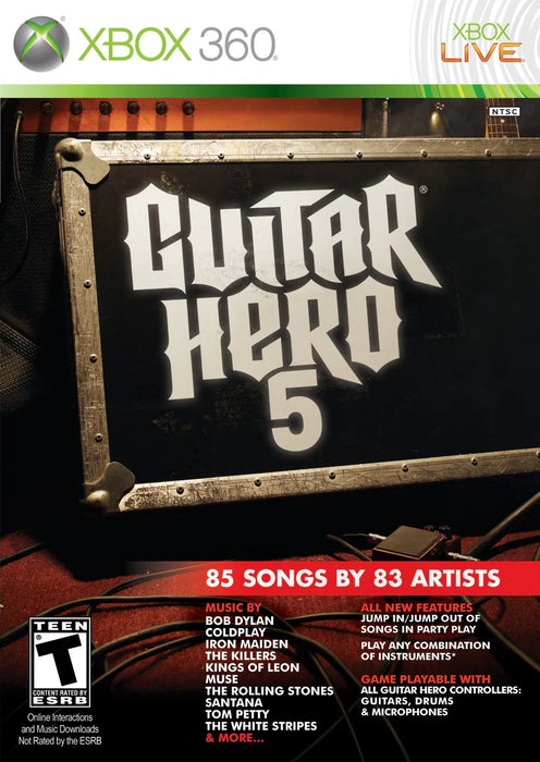 Guitar Hero 5 – Xbox 360 (X360) - for just $19.99! 