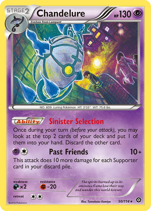 Chandelure (50/114) [XY: Steam Siege] - for just $0.45! 