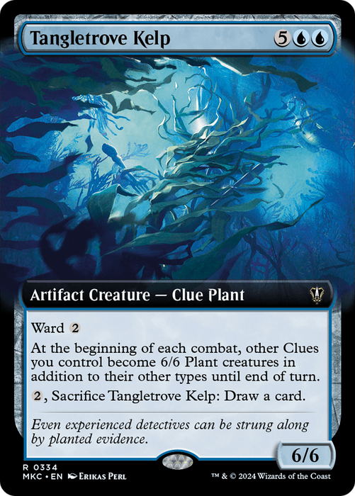 Tangletrove Kelp (MKC-334) - Murders at Karlov Manor Commander: (Extended Art) - for just $0.19! 