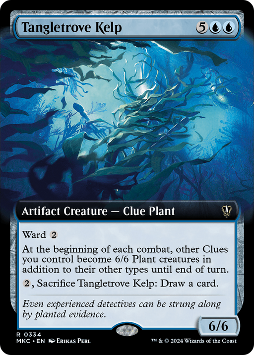 Tangletrove Kelp (MKC-334) - Murders at Karlov Manor Commander: (Extended Art) - for just $0.19! 