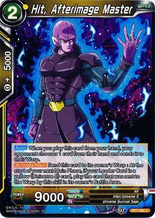 Hit, Afterimage Master (BT7-080) [Assault of the Saiyans] - for just $0.10! 