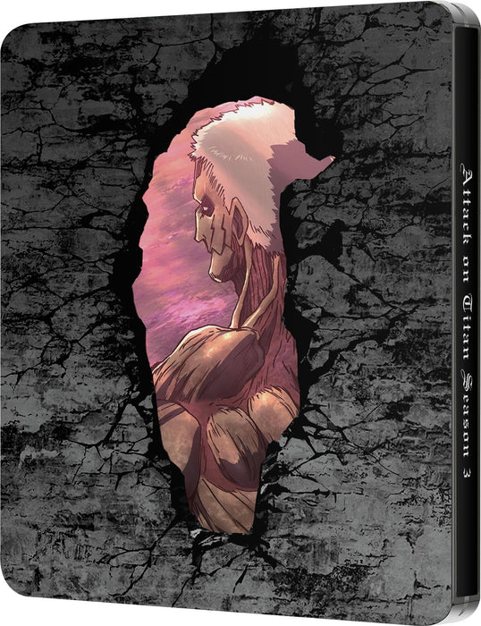 Attack on Titan: Season 3 Limited Edition Steelbook Complete Set (Blu-ray) - for just $69.99! 