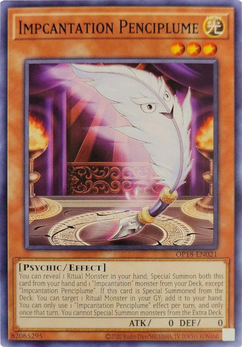 Impcantation Penciplume [OP18-EN021] Common - for just $0.10! 