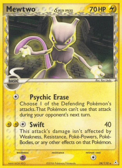 Mewtwo (24/110) (Delta Species) [EX: Holon Phantoms] - for just $19! 