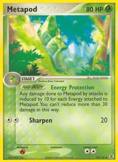 Metapod (39/112) [EX: FireRed & LeafGreen] - for just $0.55! 