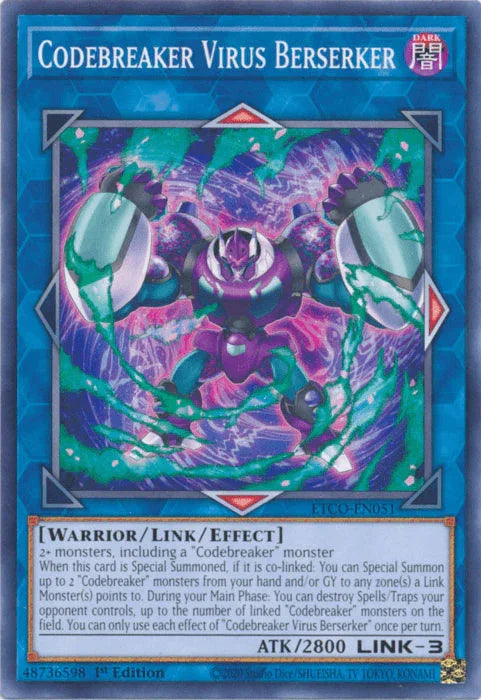 Codebreaker Virus Berserker [ETCO-EN051] Common - for just $0.10! 