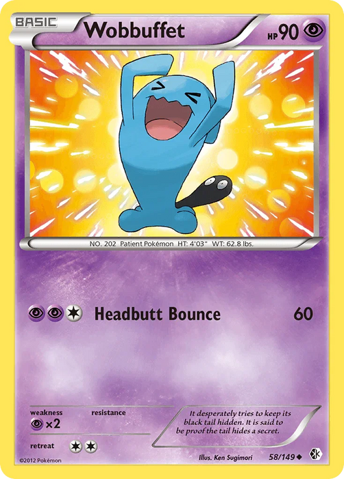 Wobbuffet (58/149) [Black & White: Boundaries Crossed] - for just $0.30! 