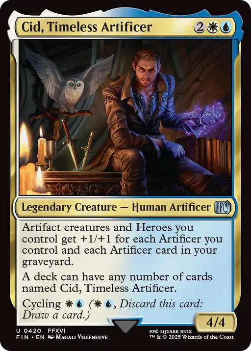 Cid, Timeless Artificer (0420) (FIN-420) - FINAL FANTASY - for just $1.42! 