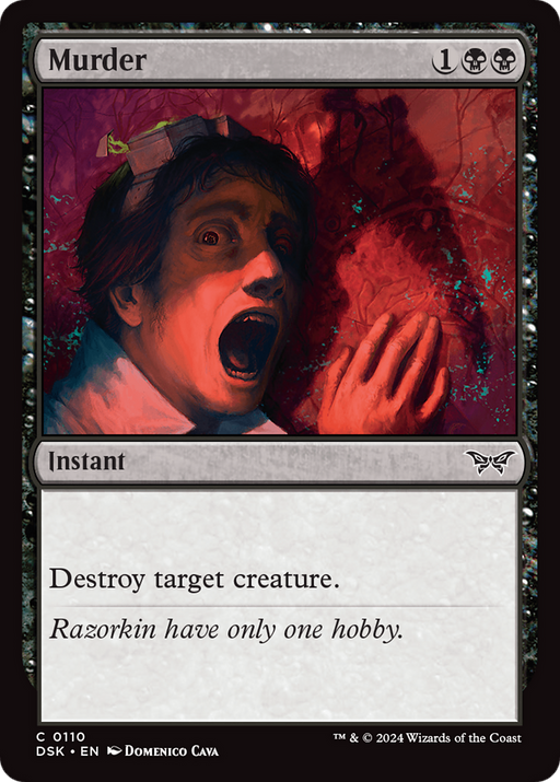Murder (DSK-110) - Duskmourn: House of Horror Foil - for just $0.07! 