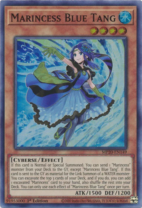 Marincess Blue Tang [MP20-EN149] Super Rare - for just $0.10! 