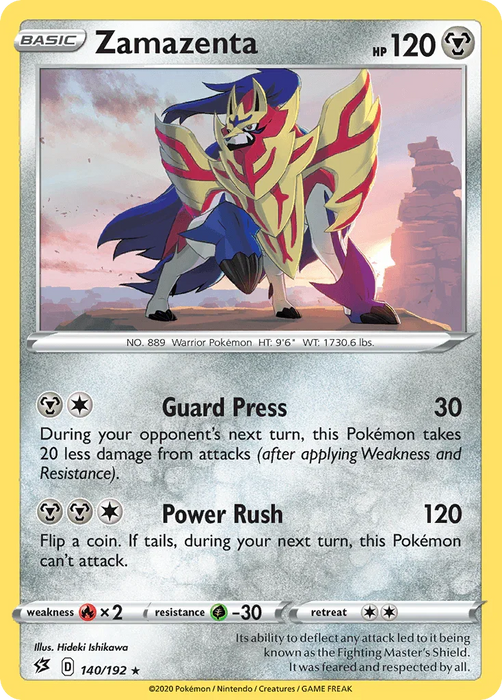 Zamazenta (140/192) [Sword & Shield: Rebel Clash] - for just $0.25! 