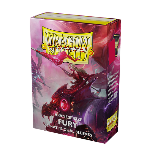 Dragon Shield: Japanese Size 60ct Sleeves - Fury (Dual Matte) - Just $0! Shop now at Retro Gaming of Denver