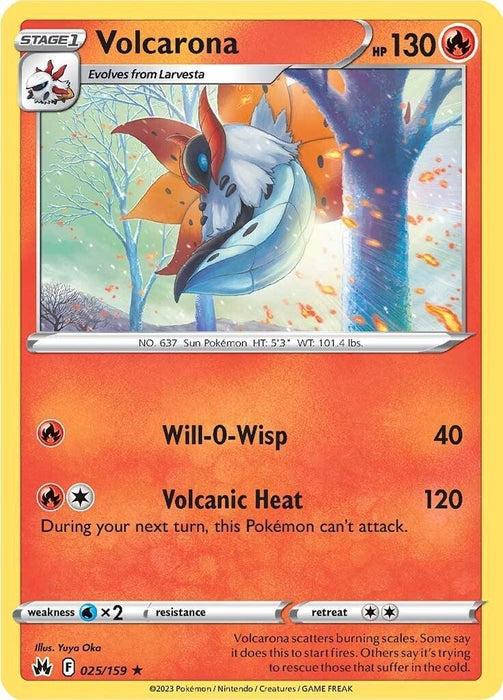 Volcarona (025/159) [Sword & Shield: Crown Zenith] - for just $0.10! 
