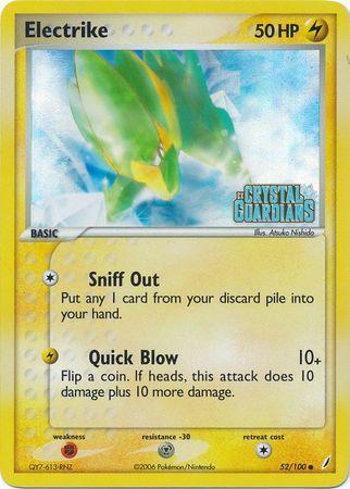 Electrike (52/100) (Stamped) [EX: Crystal Guardians] - for just $2.20! 